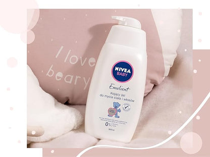 NIVEA BABY Emollient Soothing Body and Hair Cleansing 500ml