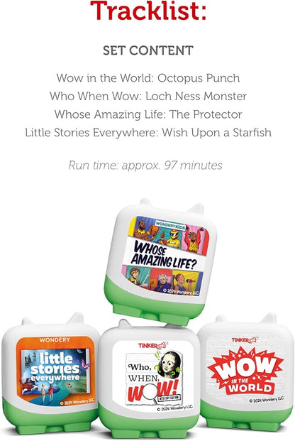 Tonies Wondery Kids Clever Set - 4 Pack