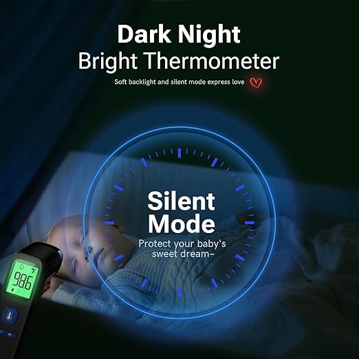 Digital Thermometer for Adults and Kids, Fast Accurate Thermometer with Fever Alarm 1S Reading