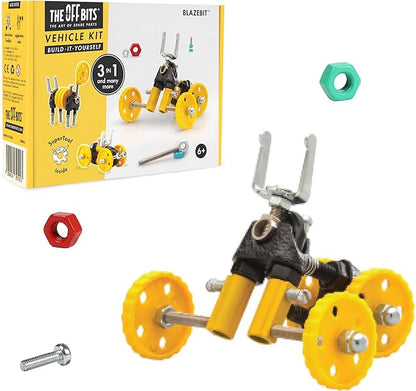 Vehicle Stem Building Toys, Educational Build Your Own Robot Toy for Kids Age 6 7 8 9+ Year Old Boys and Girls, Stem Toys Engineering Kit, Construction Toys Steam Gift - BlazeBit