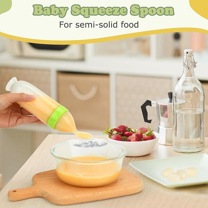 Baby Fruit Feeder & Baby Breastmilk Popsicle Molds-WAJIAYON Silicone Baby