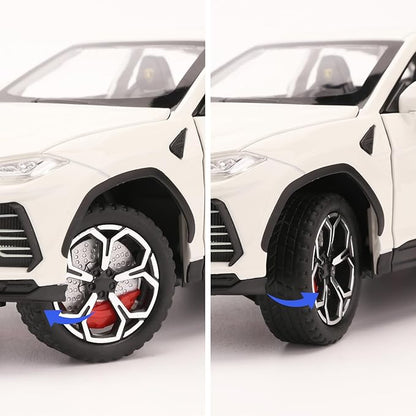 BDTCTK 1:24 Lambo Urus Car Model, Diecast Pull Back Car Toy car
