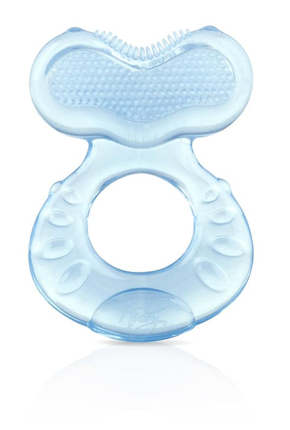 Nuby Silicone Teethe-EEZ Teether with Bristles, Includes Hygienic Case