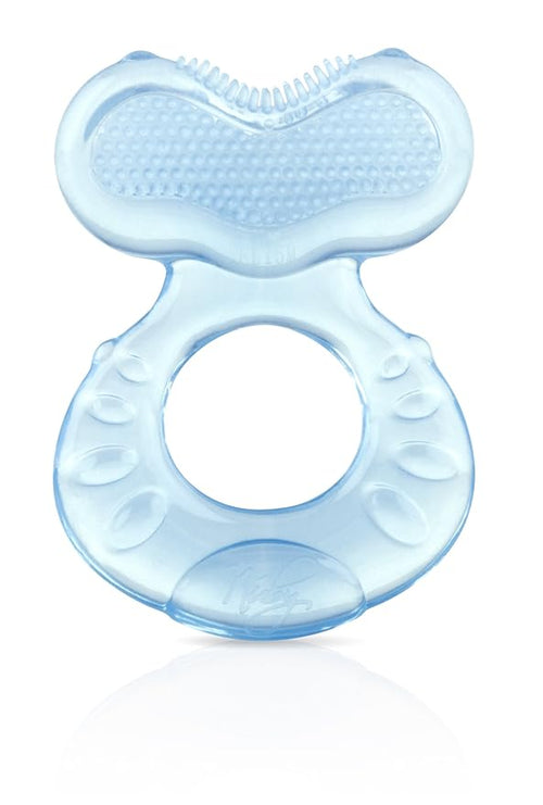Nuby Silicone Teethe-EEZ Teether with Bristles, Includes Hygienic Case