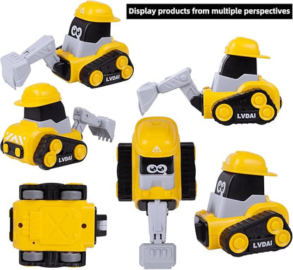 Toy Vehicles for Toddlers 2-4,4PCS Car Toys for Toddlers 1-3 6-12-18 Months 1 2 3 Year