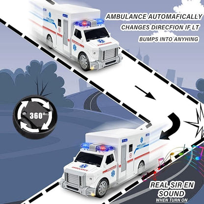 Ambulance Toys for Kids 3-12 Years Old, Electric Toys - 4D Lights 3+ Miracle (HC034)