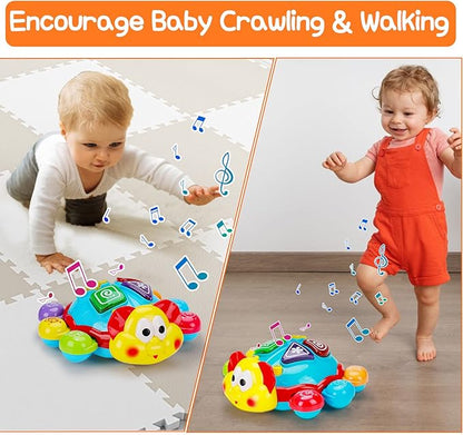Baby Crawling Toy 6 to 12 Months Spanish English Bilingual 0-3-6 7 8 9 10 12-18 1 Year