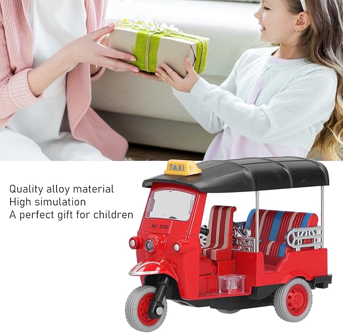 Pull Back Thai Tricycle, 3 colors