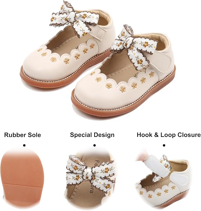 Felix & Flora Toddler Little Girl Mary Jane Dress Shoes