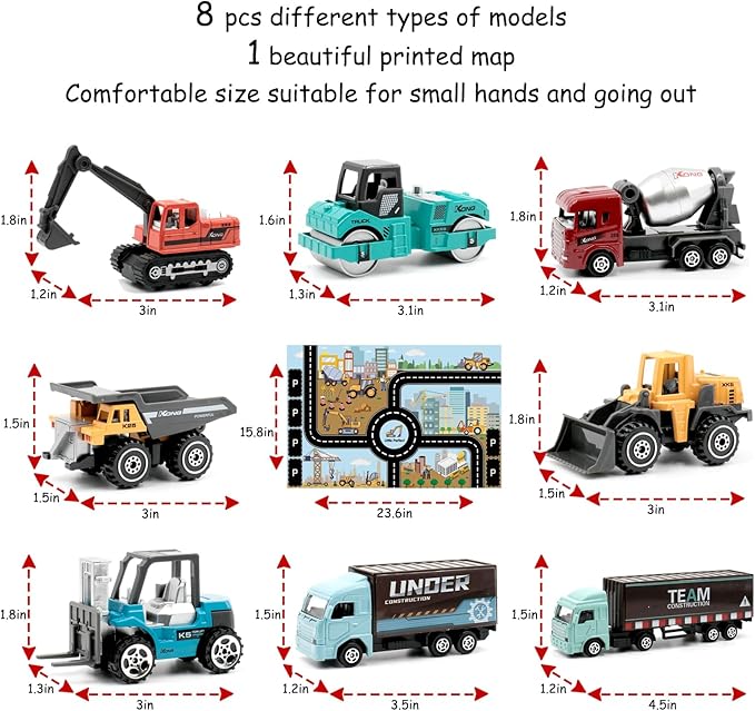 Alloy Small Construction Vehicle Toys Set Truck Toys Dump Truck