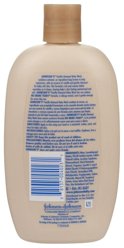 Johnson's Baby Wash - Vanilla Oatmeal 15 oz