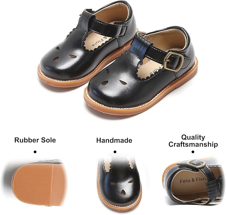 Felix & Flora Toddler Little Girl Mary Jane Dress Shoes