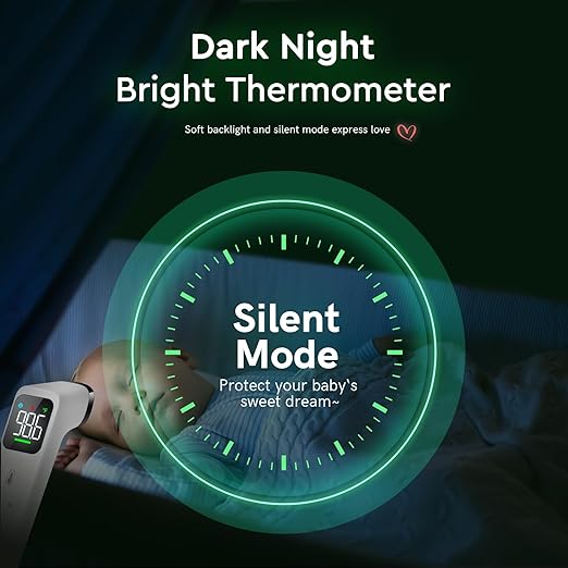 Touchless Thermometer for Adults and Kids, Fast Accurate Thermometer with Fever Alarm 1S Reading