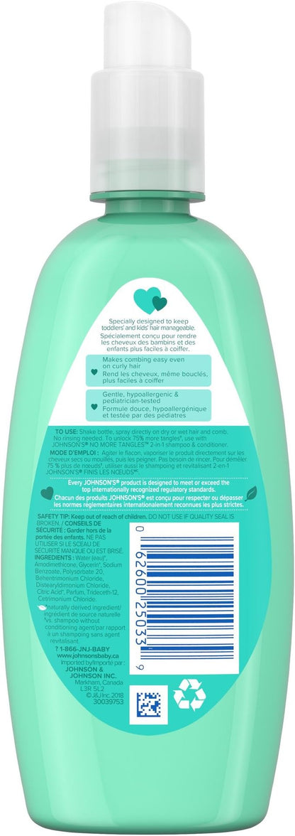 Johnson's Baby No More Tangles Detangling Spray, 10 Ounce