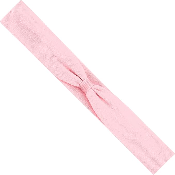 Wee Ones Baby Girls' Add-a-Bow Cotton Lycra Head Wrap