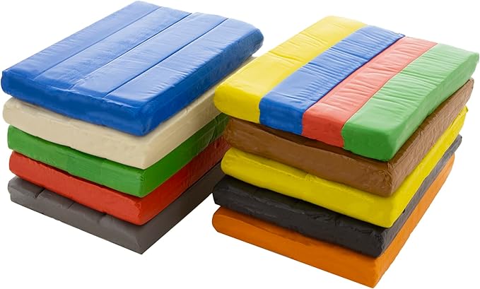 BAZIC Modeling Clay Green Color 1 LB, Light Dough Art Craft, Non Toxic Gift for Artist Kids Toddler Boys Girls, Bulk for Classroom, 1-Pack