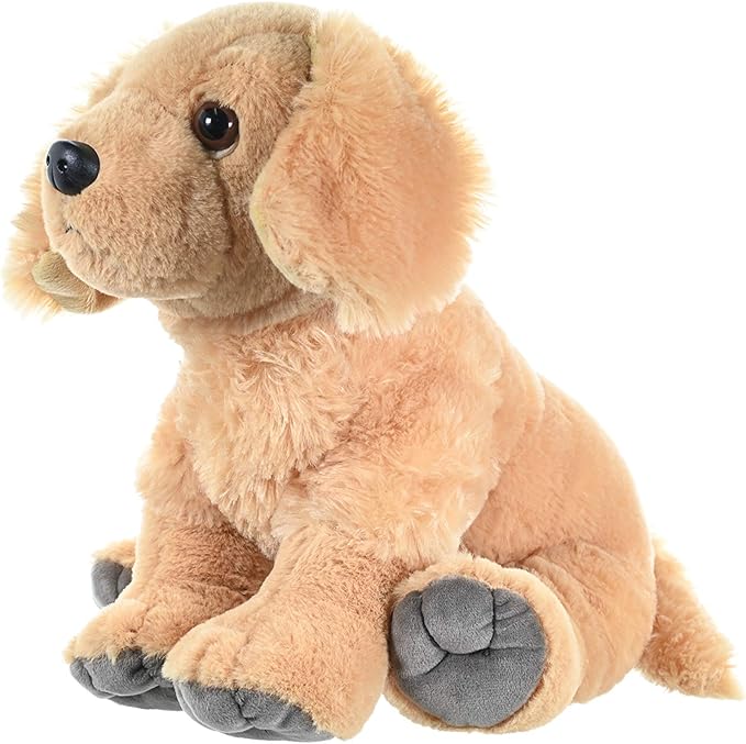 Wild Republic, Golden Retriever Plush, Stuffed Animal, Plush Toy, Gifts Kids, Pet Shop, 12 Inches