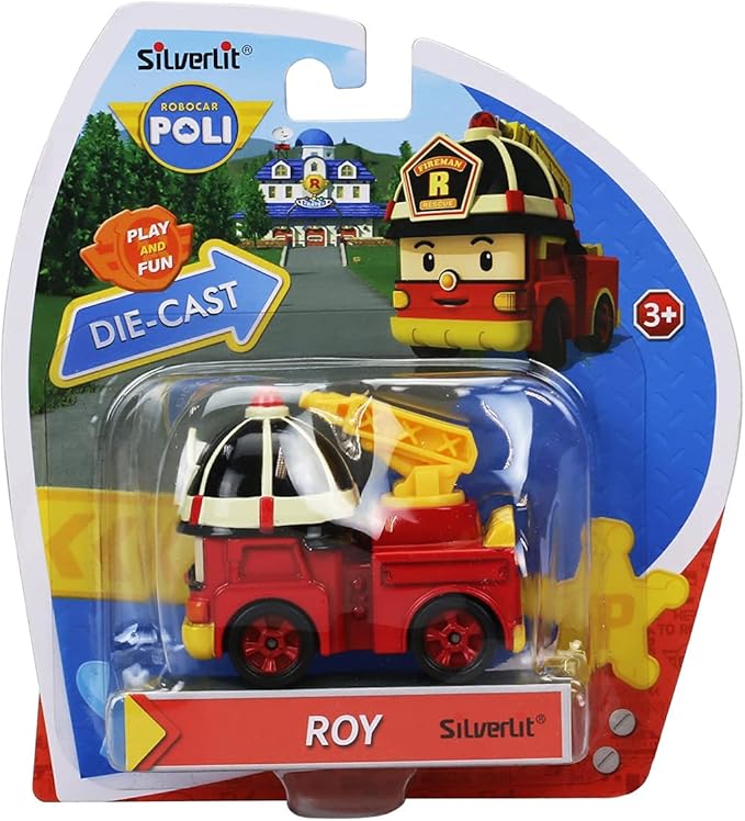 Robocar Poli, 3 Pack DIE-CAST Metal Toy Cars 1-5 Boys