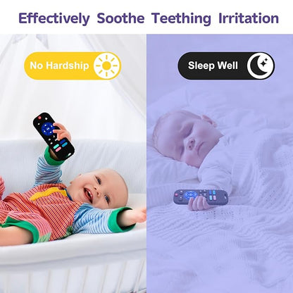 Hooku Silicone Teething Toys for Babies 0-6 Months, Teethers for Babies 6-12 Months