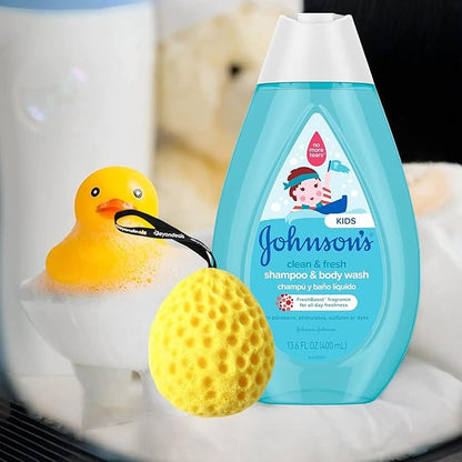 Johnson'S Baby Baby Shampoo And Body Wash, 13.6 Fl Oz 1]