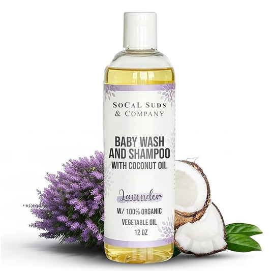SoCal Suds & Company - 2-in-1 Organic Gel Baby Shampoo & Body Wash 12oz