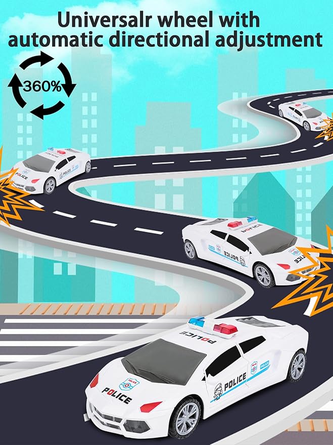 Police Car Toy for Boys, Girls 3 4 5 6 7 Year
