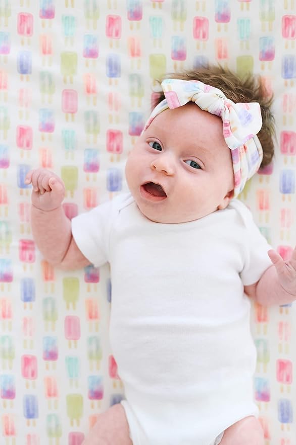 Copper Pearl Baby Bows: Stylish Headbands for Baby Girls, Premium Soft and Stretchy Baby Headbands