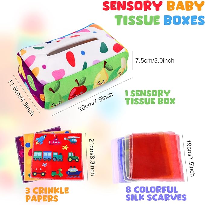 Baby Toys 6 to 12 Months - Baby Tissue Box Toy 1 Year