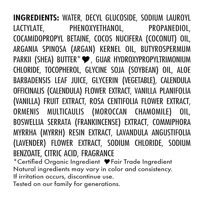 SheaMoisture Baby Wash & Shampoo for All Skin Types Raw Shea, Chamomile & Argan Oil Baby Wash and Shampoo with Frankincense & Myrrh to Help Cleanse 13 oz