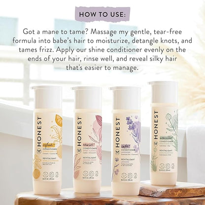 The Honest Company Silicone-Free Conditioner | Gentle for Baby 10 fl