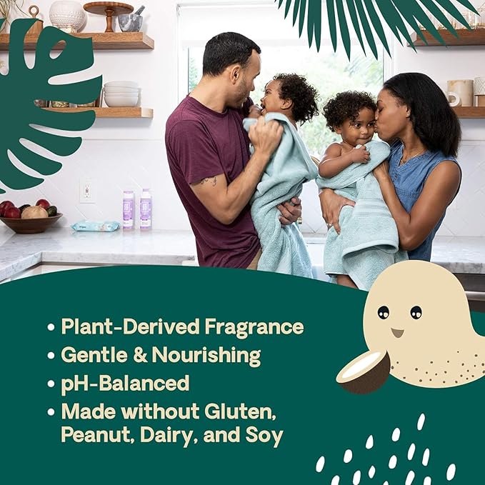 Hello Bello Creamy Coconut Tear-Free Shampoo & Body Wash - 10 oz + Conditioner