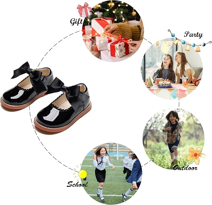 Felix & Flora Toddler Little Girl Mary Jane Dress Shoes