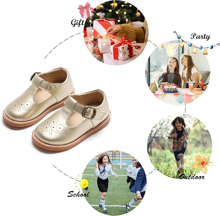 Felix & Flora Toddler Little Girl Mary Jane Dress Shoes