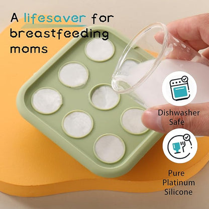 WAJIAYON Baby Food Freezer Tray,Silicone Nibble Freezer Tray