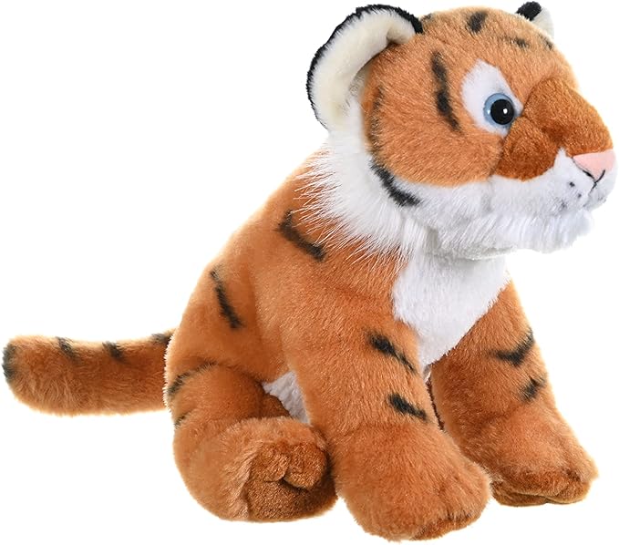 Wild Republic Tiger Cub Plush, Stuffed Animal, Plush Toy, Gifts for Kids, Cuddlekins, 12", Multi, Model:19372