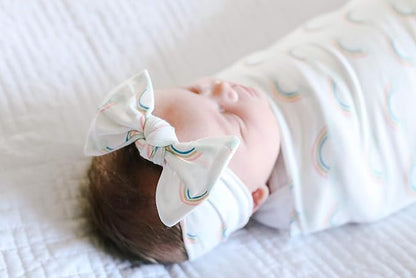 Copper Pearl Baby Bows: Stylish Headbands for Baby Girls, Premium Soft and Stretchy Baby Headbands