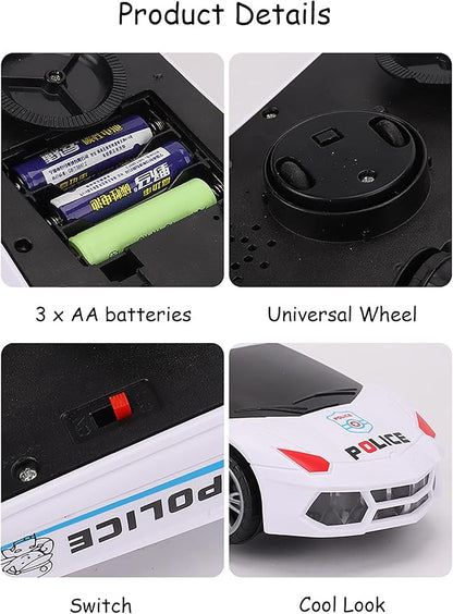 Toy Cars, Police Car Toys for Boys 3-5