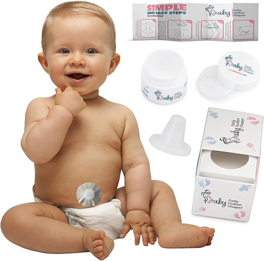 Patented-Baby Belly Button Shaper Plug- Baby Belly Band - Hernia Belt