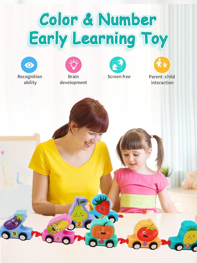 Toddler Toys for 2 4 3 Year Old Boys and 2-5 Montessori 2 Year 11 PCS