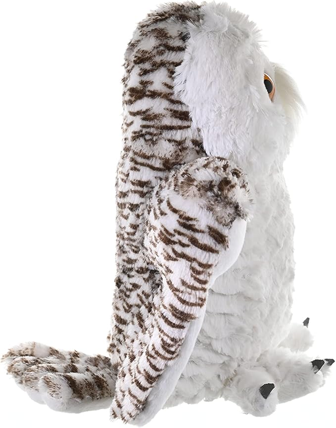 Wild Republic Snowy Owl Plush, Stuffed Animal, Plush Toy, Gifts for Kids, Cuddlekins, 12 Inches