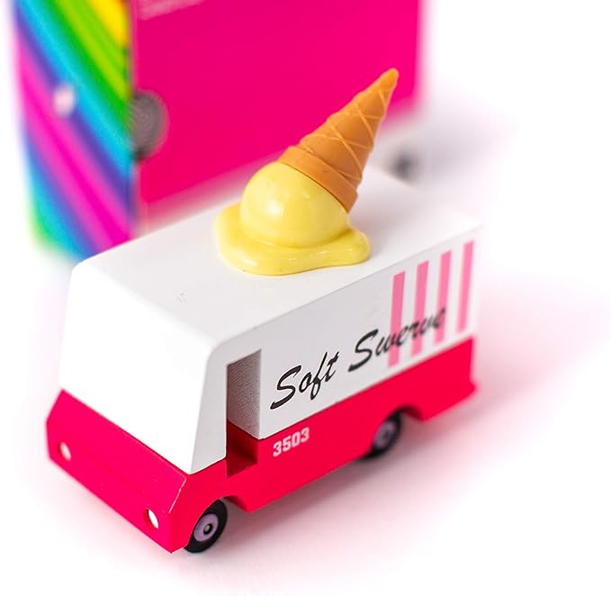 Candylab Toys CANDYCAR® Wooden Food Truck Collection - Ice Cream