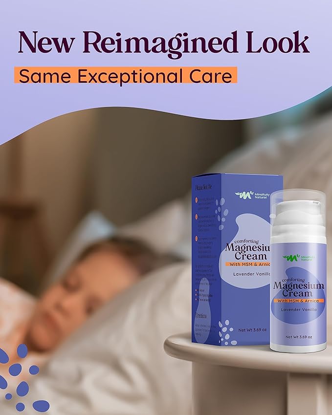 Magnesium Cream For Kids and Babies - Calming Body Lotion for Bedtime 3.69 oz
