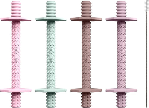 Hollow Teething Tubes - Baby Teething Toys for Babies 6+ Months, Teething Toys for Babies 6-12 Months