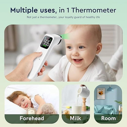Touchless Thermometer for Adults and Kids, Fast Accurate Thermometer with Fever Alarm 1S Reading