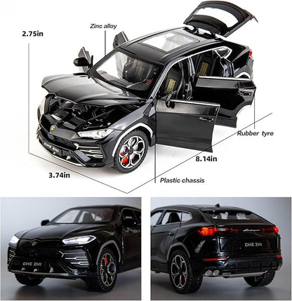 BDTCTK 1:24 Lambo Urus Car Model, Diecast Pull Back Car Toy car