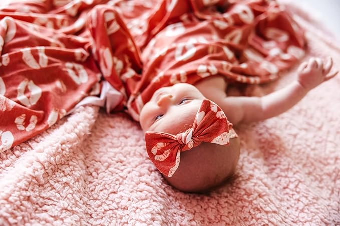 Copper Pearl Baby Bows: Stylish Headbands for Baby Girls, Premium Soft and Stretchy Baby Headbands