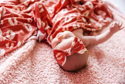 Copper Pearl Baby Bows: Stylish Headbands for Baby Girls, Premium Soft and Stretchy Baby Headbands
