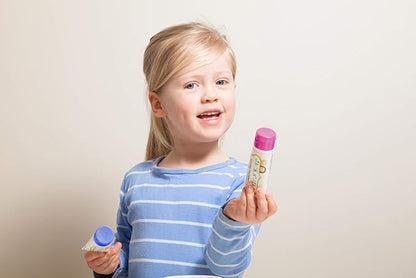 Jack N' Jill Natural Toddler Toothpaste for Baby, Kids and Infants 6 Months & Up, Fluoride Free Training Toothpaste for Toddlers 1-3 (1.76 Fl Oz (Pack of 6), Berries & Cream)