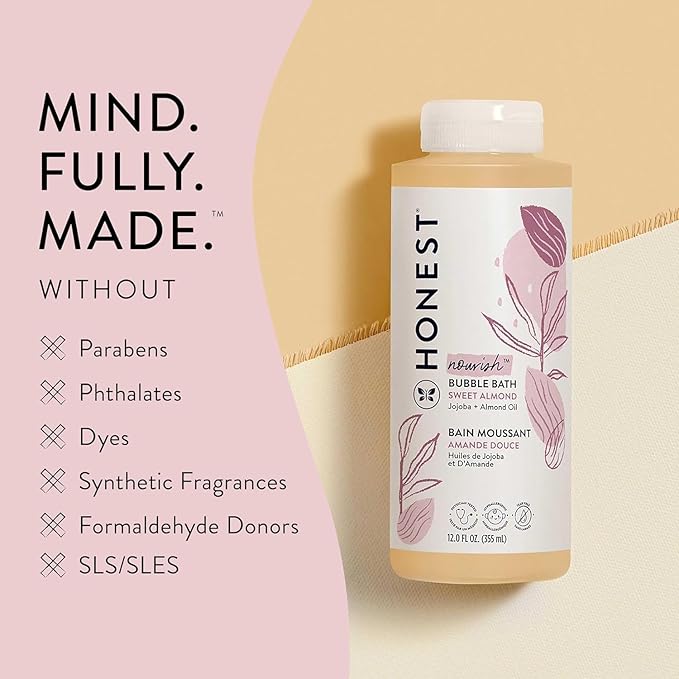 The Honest Company Foaming Bubble Bath | Gentle for Baby 12 fl