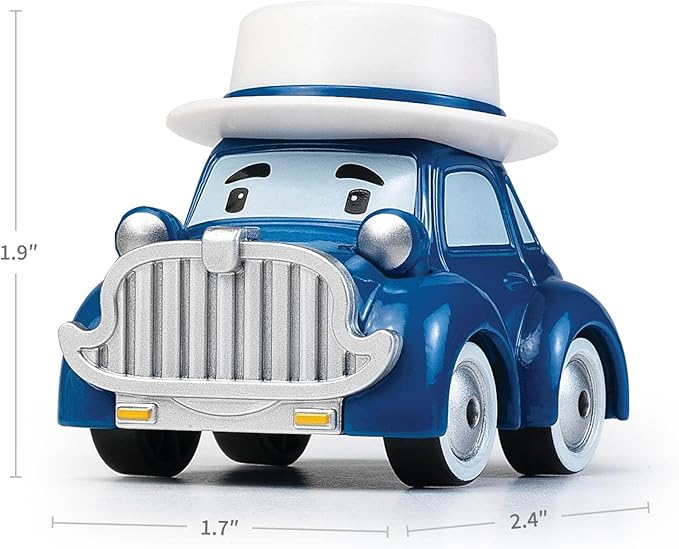 Robocar Poli, Musty DIE-CAST Metal Toy Cars 1-5 Boys